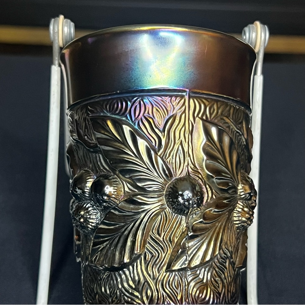 Early Northwoods Carnival Glass Tumbler
